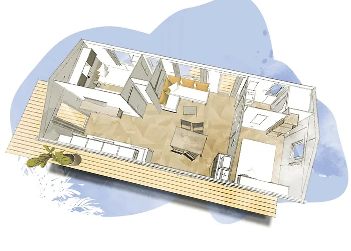 Parque de Campismo Mobil Confortable Avec Terrasse à Dolus-d'oléron - Api-1-52-1436 Dolus d'Oléron